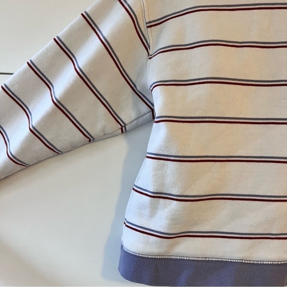 Dropped Shoulder Stripe Sweatshirt - Picture 3 of 6